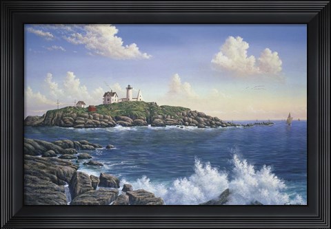Framed Cape Neddick - Maine Print