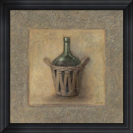 Framed Jar In A Vase Print