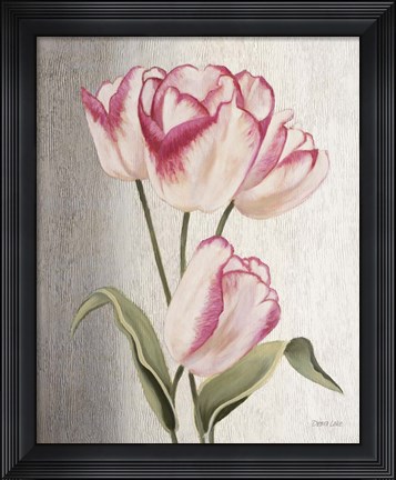 Framed Parrot Tulips Print