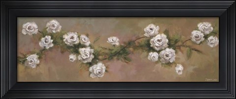 Framed Floral J Print