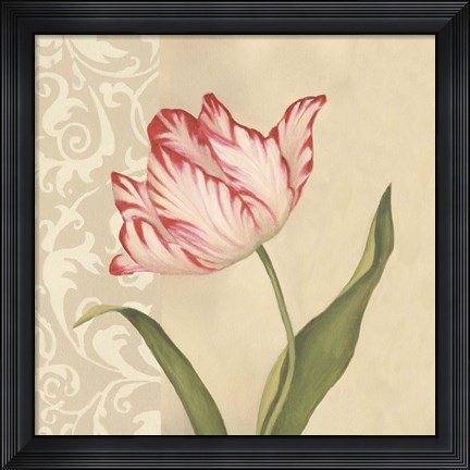 Framed Cream Tulip Print