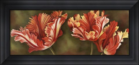 Framed Summer Blossoms 3 Print
