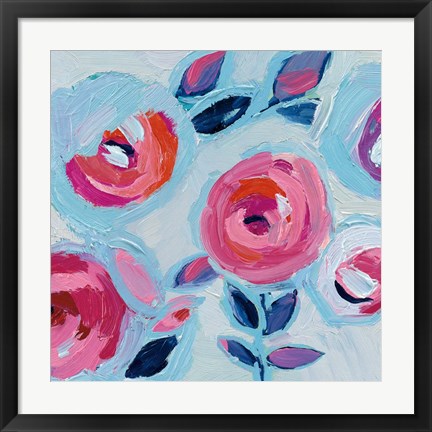 Framed Wall Flower II Print