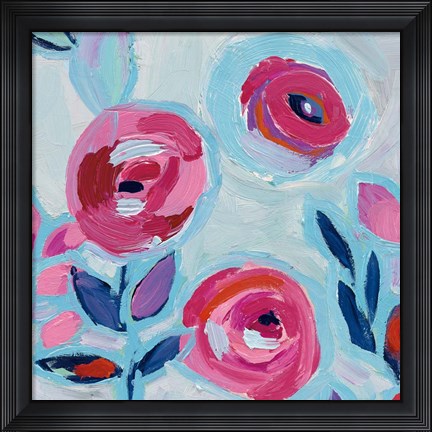 Framed Wall Flower III Print