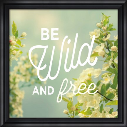 Framed Spring Beauty II Square Print