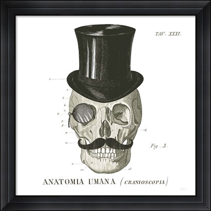Framed Dandy Bones I Print