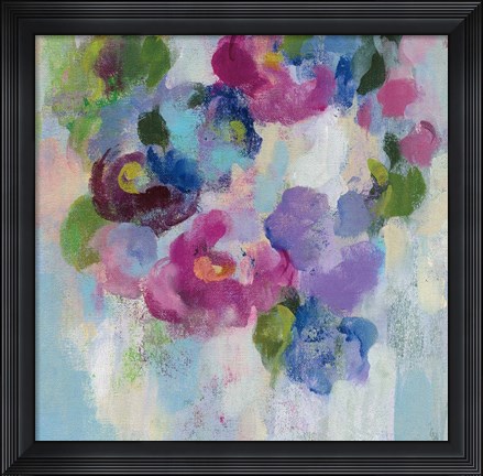 Framed Pink and Blue II Print