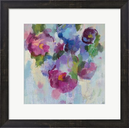 Framed Pink and Blue III Print