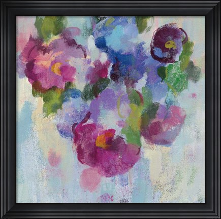 Framed Pink and Blue III Print