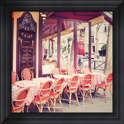 Framed Cafe le Dome Print