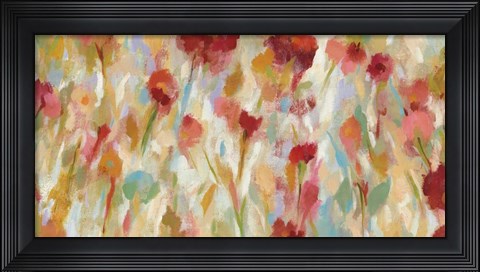 Framed Breezy Floral I Print