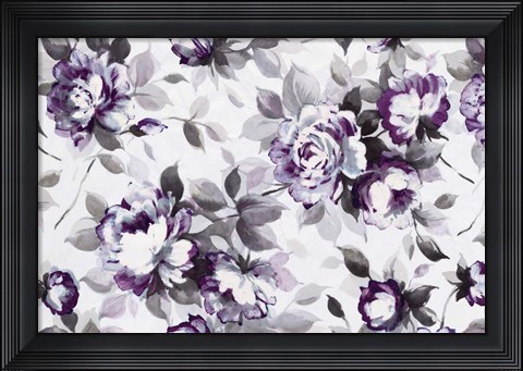 Framed Scent of Roses Plum Print