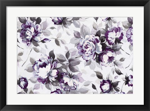 Framed Scent of Roses Plum Print