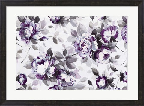 Framed Scent of Roses Plum Print