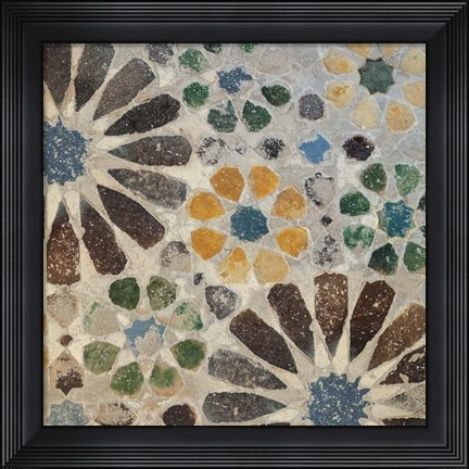 Framed Alhambra Tile II Print