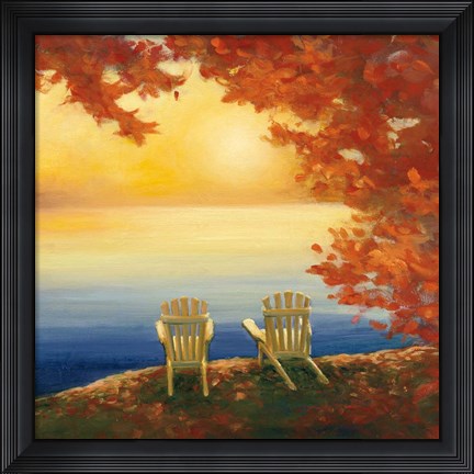 Framed Autumn Glow II Print