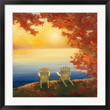 Framed Autumn Glow II Print