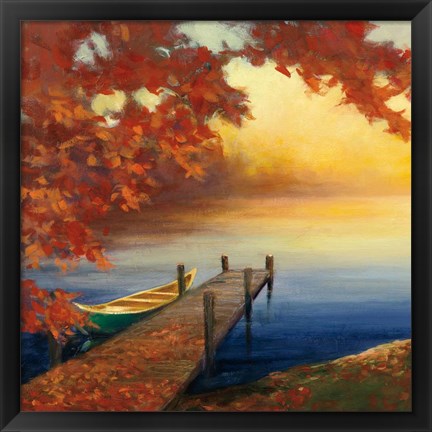 Framed Autumn Glow III Print