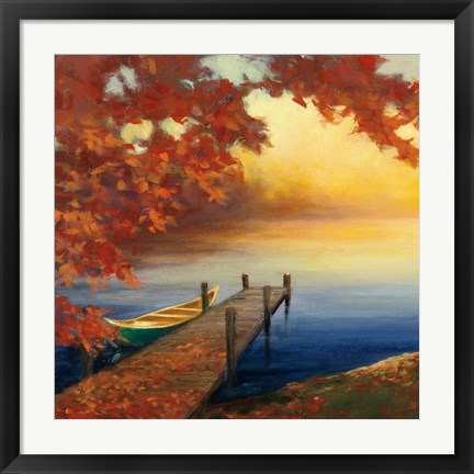 Framed Autumn Glow III Print