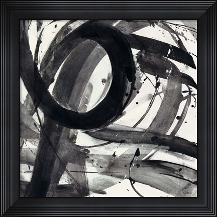 Framed Roller Coaster II on White Print