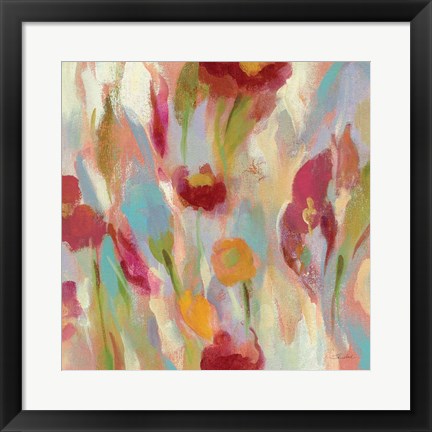 Framed Breezy Floral III Print