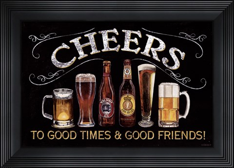 Framed Cheers Print