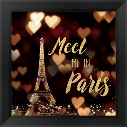 Framed Meet Me in Paris Print