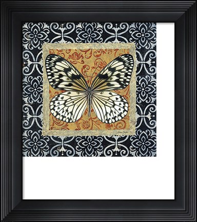 Framed Heirloom Butterfly I Print