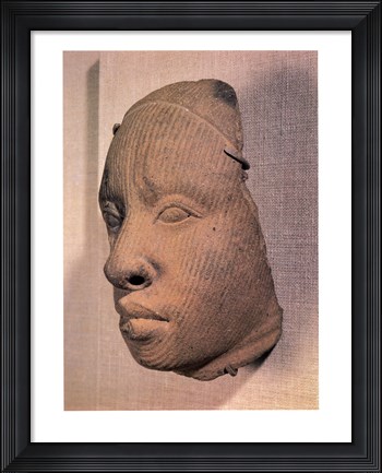 Framed Head Fragment Print