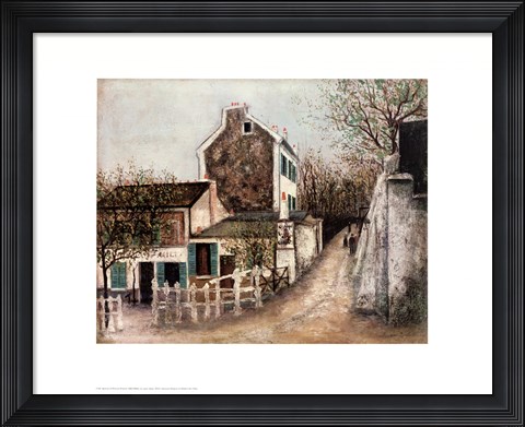 Framed Le Lapin Agile Print