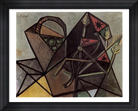 Framed Fruit Basket Print