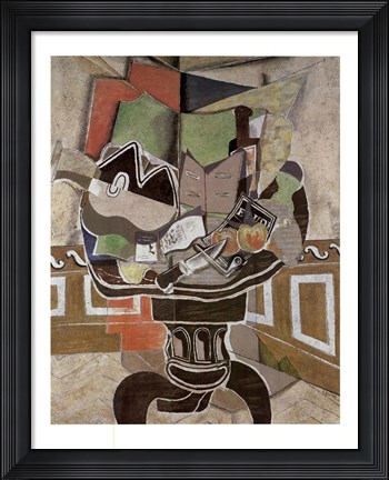 Framed Round Table Print