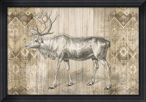Framed Natural History Lodge IX Print