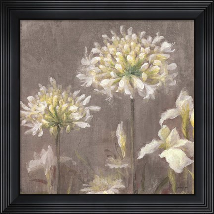 Framed Spring Blossoms Neutral III Print