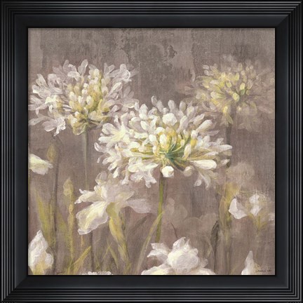Framed Spring Blossoms Neutral IV Print