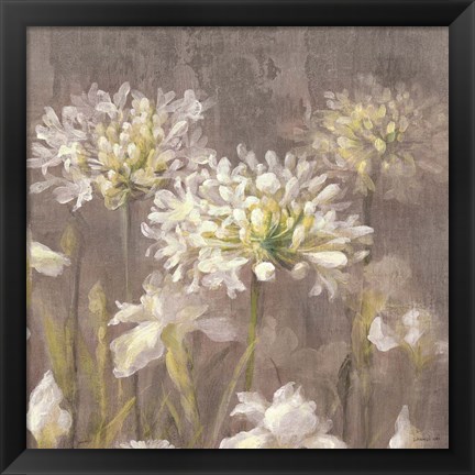 Framed Spring Blossoms Neutral IV Print