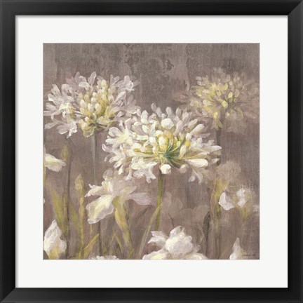 Framed Spring Blossoms Neutral IV Print