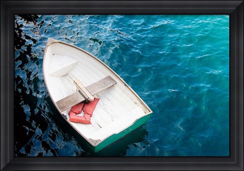 Framed Rowboat I Print
