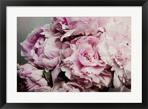 Framed Peonies Galore II Print