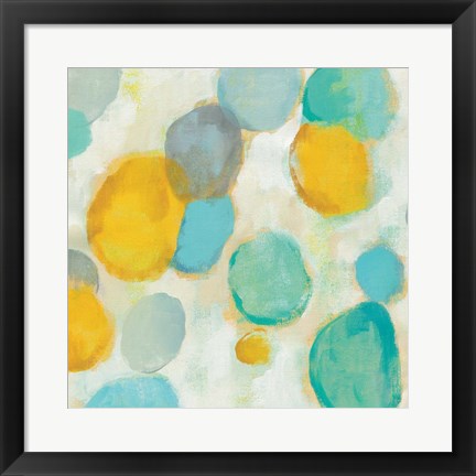 Framed Painted Pebbles II Print