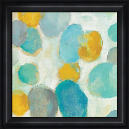 Framed Painted Pebbles III Print