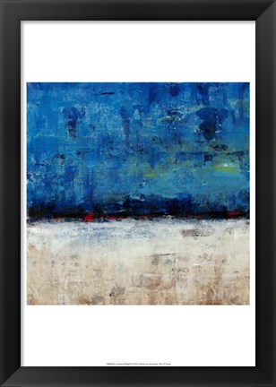 Framed Touch of Red II Print