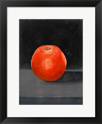 Framed Fruit on Shelf II Print