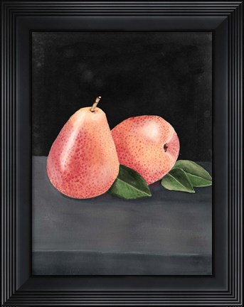 Framed Fruit on Shelf VI Print
