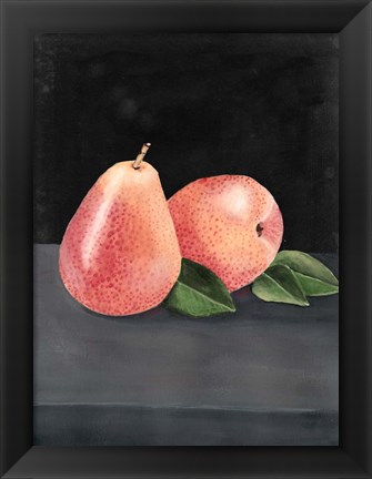 Framed Fruit on Shelf VI Print