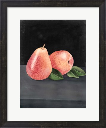 Framed Fruit on Shelf VI Print