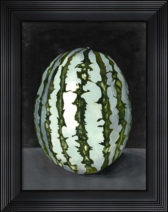 Framed Fruit on Shelf VII Print