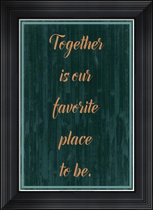 Framed Spice Family Rules II Print