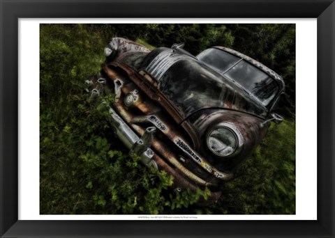 Framed Rusty Auto III Print