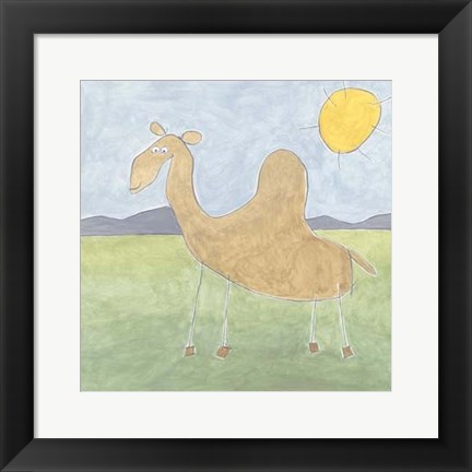 Framed Quinn&#39;s Camel Print